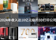 Nine 3D Printing, Scanning, and Carving Companies with 2024 Revenues Exceeding 1 Billion CNY