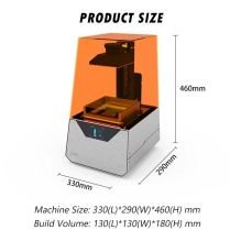 Dazzle SLA 3D Printer High Precision Resin Fast Printing Machine For Jewelry Commercial