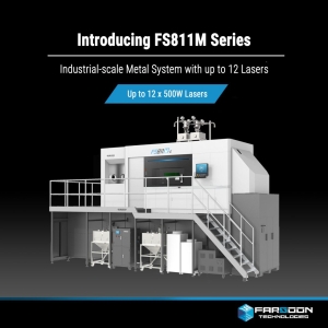 Farsoon announces Large-format, 12-laser FS811M Metal LPBF Platform