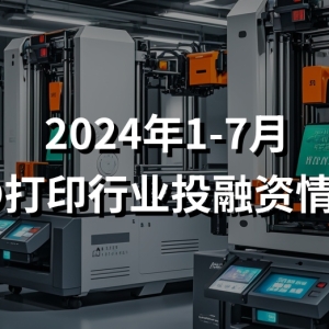 From January to July 2024, the 3D Printing Industry in China Saw Investments and Financing Totaling 1.5 Billion CNY.