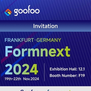 Xiamen Goofoo new products make their world debut at 2024 Formnext in Germany